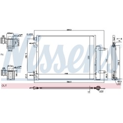 Condenseur de Clim Pour Opel Karl Vauxhall Viva 1850741 95437449