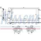 Condenseur de Clim Pour Opel Astra K Vauxhall Astra MK VII (K) 13475956 39011385