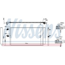 Condenseur de Clim Pour Volvo XC90 II 31338308 31439826 31686413 32138989