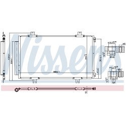 Condenseur de Clim Pour Suzuki S-Cross SX4 Vitara 9531061M10