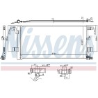 Condenseur de Clim Pour Audi A4 A5 A6 A7 8W0816411L 8W0816411Q 8W0816411R
