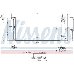 Condenseur de Clim Pour Ford C-Max II Focus III Grand Kuga Tourneo 1856995
