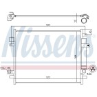 Condenseur de Clim Pour Nissan Note 921003VD1A