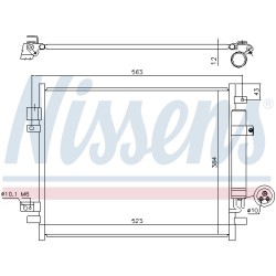 Condenseur de Clim Pour Nissan Note 921003VD1A