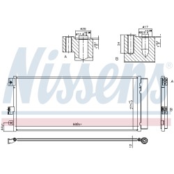 Condenseur de Clim Pour Opel Adam Corsa E Vauxhall Adam Corsa MK IV (E)