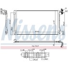 Condenseur de Clim Pour VW Sharan Seat Alhambra 7N0816411 7N0820411D 7N0820411E