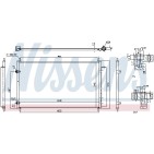 Condenseur de Clim Pour Toyota Yaris 884600D420 8846012590