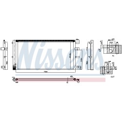 Condenseur de Clim Pour Ford Tourneo Transit 2006299 2719023 GK2119710AA