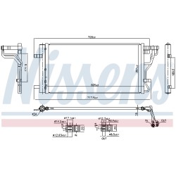 Condenseur de Clim Pour Hyundai Kona Kona/SUV 97606J9000 97606J9010