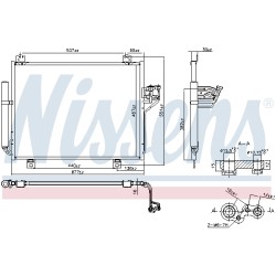 Condenseur de Clim Pour Mazda CX-9 TC3M61480 TK4861480