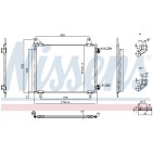 Condenseur de Clim Pour Peugeot 208 II Opel Corsa F Vauxhall 9825359280