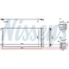 Condenseur de Clim Pour Renault Fiat Nissan 921006188R 6000620782 2765000Q3G