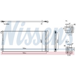 Condenseur de Clim Pour Renault Fiat Nissan 921006188R 6000620782 2765000Q3G