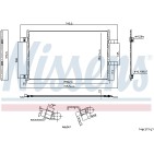 Condenseur de Clim Pour Renault Kangoo 921001397R