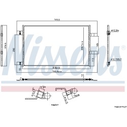 Condenseur de Clim Pour Renault Kangoo 921001397R