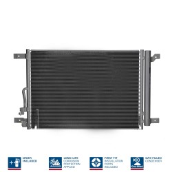 Condenseur de Clim Pour VW Arteon Golf Alltrack VIII Audi A3