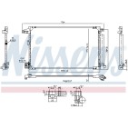 Condenseur de Clim Pour Toyota Yaris Mazda 2 884A0K0020 1M0066991