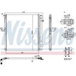 Condenseur de Clim Pour Ford Ranger
