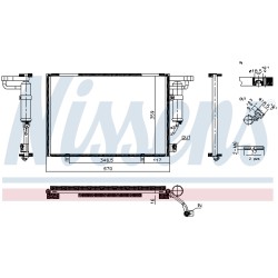 Condenseur de Clim Pour Ford KA 2249681 J7BB19710BA