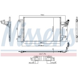 Condenseur de Clim Pour Mazda 3 CX-30 BDMN61480 BDMN61480A