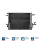 Condenseur de Clim Pour Peugeot Opel Citroën DS DS4 II DS7 Crossback 9818195180