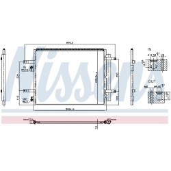 Condenseur de Clim Pour Kia Ceed Xceed 97606CR000