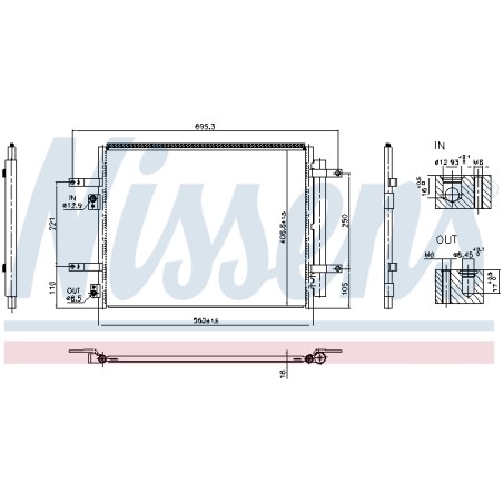 Condenseur de Clim Pour Kia Ceed Xceed 97606CR000