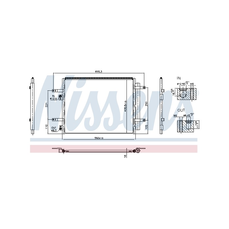 Condenseur de Clim Pour Kia Ceed Xceed 97606CR000