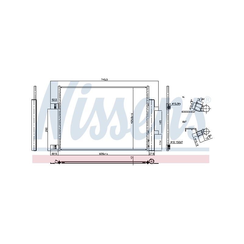 Condenseur de Clim Pour Nissan X-Trail 9211000Q0B