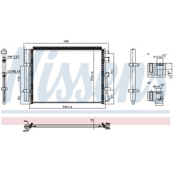 Condenseur de Clim Pour Hyundai Bayon i20 97606Q0300