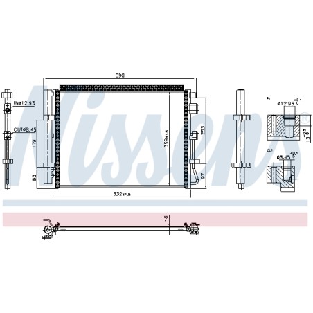 Condenseur de Clim Pour Hyundai Bayon i20 97606Q0300