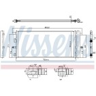 Condenseur de Clim Pour Ford Mondeo V 2210591 JS7H19710BA