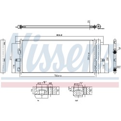 Condenseur de Clim Pour Ford Mondeo V 2210591 JS7H19710BA