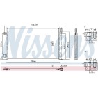 Condenseur de Clim Pour Fiat 500 500E 52150726 52217410