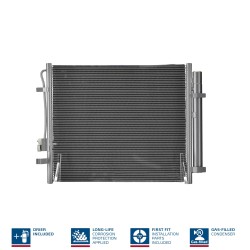 Condenseur de Clim Pour Hyundai Santa Fe V Fé IV IV/SUV Kia Sorento IV