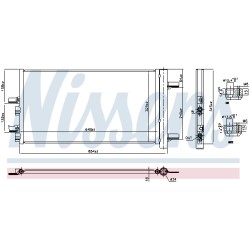 Condenseur de Clim Pour BMW Série 2 F45 X1 X2 Mini Mini Countryman