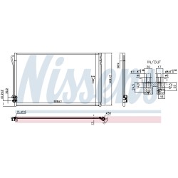 Condenseur de Clim Pour MERCEDES Classe V Marco Polo Camper Sprinter Vito