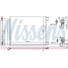 Condenseur de Clim Pour Renault Grand Kangoo III Scénic IV Megane 921001829R