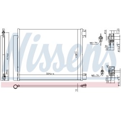 Condenseur de Clim Pour Renault Grand Kangoo III Scénic IV Megane 921001829R