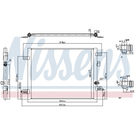 Condenseur de Clim Pour Renault Grand Kangoo III ZOE 921007736R