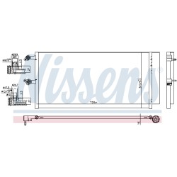 Condenseur de Clim Pour Volvo S60 III S90 II V60 I V90 XC60 31657301 31686539