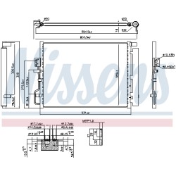 Condenseur de Clim Pour Hyundai Tucson Tucson/SUV Kia Sportage
