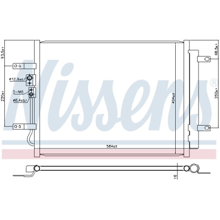 Condenseur de Clim Pour Hyundai Ioniq Kia Niro 97606G2000