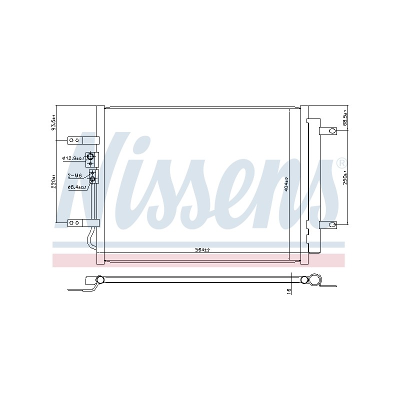 Condenseur de Clim Pour Hyundai Ioniq Kia Niro 97606G2000