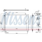 Condenseur de Clim Pour Suzuki Baleno 95310M68P00 95310M68P10