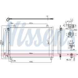 Condenseur de Clim Pour Suzuki Baleno 95310M68P00 95310M68P10