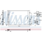 Condenseur de Clim Pour Hyundai i20 Active Hatchback Van 97606C8200