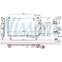 Condenseur de Clim Pour Isuzu D-Max I 8980001120 8980711180 98000112 98071118