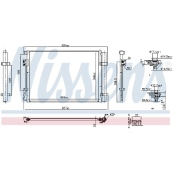 Condenseur de Clim Pour Kia RIO IV Stonic 97606H8000 97606H8050