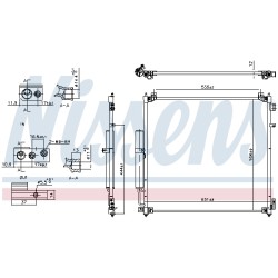 Condenseur de Clim Pour Land Rover Defender Station Wagon Van Discovery V